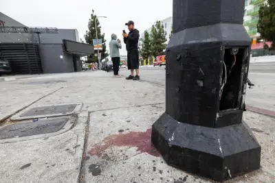 Police still searching for shooter of the driver who plowed into crowd outside Hollywood club