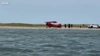 Small plane makes emergency landing on Martha’s Vineyard beach