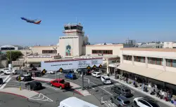 Kristi Noem video blames Democrats for shutdown. These California airports won't show it