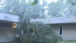 Crews cleaning up after radar-indicated tornado in Holden