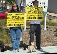 Helix’s mattress fundraiser is a hit with music students 